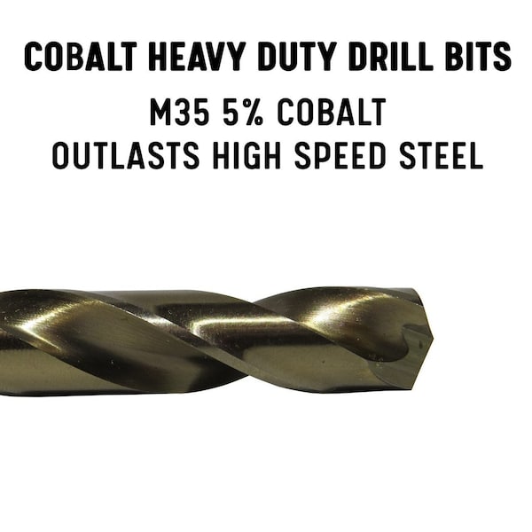 7/16in Cobalt Quick Change Hex Shank Drill Bit